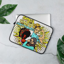 Girls Can Laptop Sleeve